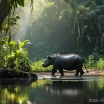 Home 18 라이베리아의 환경 문제와 산림 보호 - **"Lush Liberian Rainforest & Its Inhabitants"**: A breathtaking, vibrant, and dense tropical rainfo...