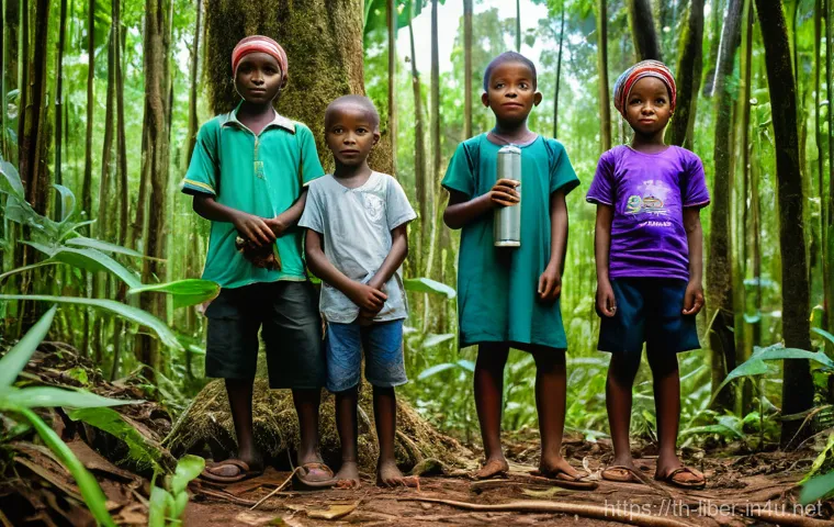 라이베리아의 환경 문제와 산림 보호 - **"Lush Liberian Rainforest & Its Inhabitants"**: A breathtaking, vibrant, and dense tropical rainfo...